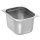 Stainless steel bin 201 - GN 1/2 - 325x265x200 mm